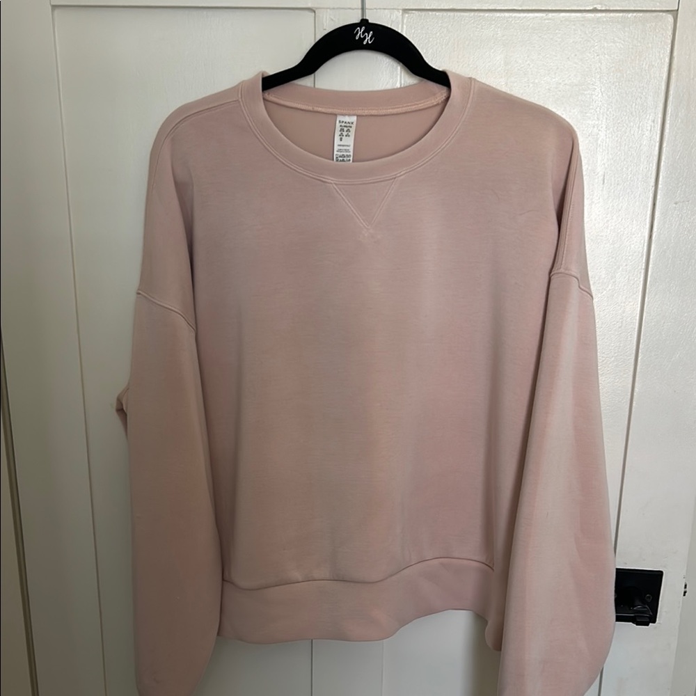 Spanx Blush Pink Air Essentials Crewneck